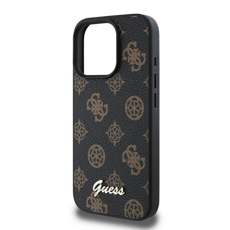 Husa MagSafe pentru Apple iPhone 16 Pro, Guess, Peony Script