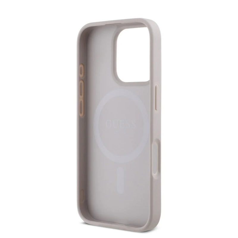 Husa MagSafe pentru Apple iPhone 16 Pro Max, Guess, 4G Classic