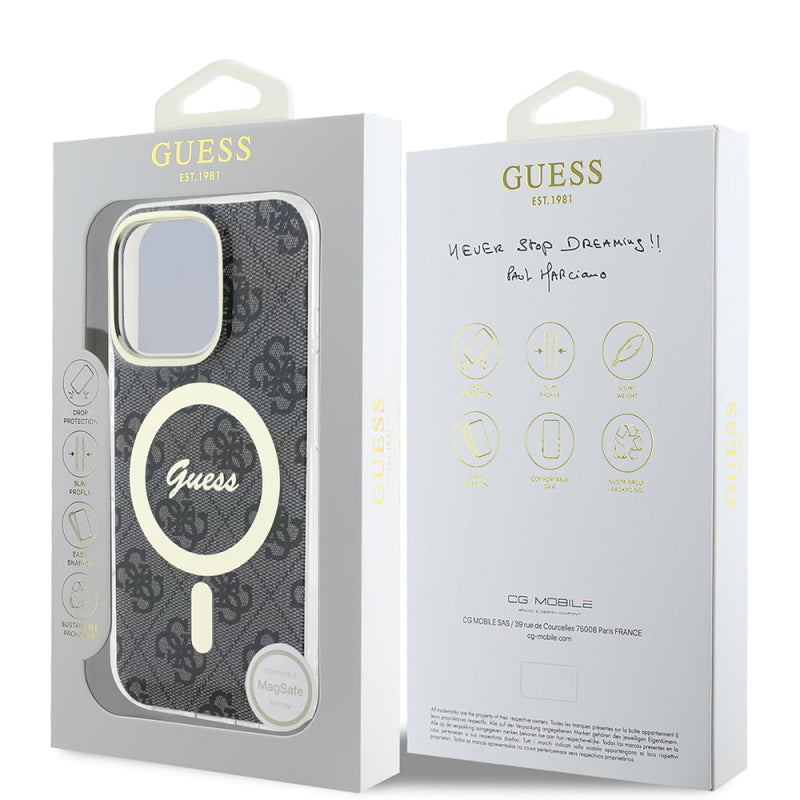 Husa MagSafe pentru Apple iPhone 16 Pro Max, Guess, IML 4G