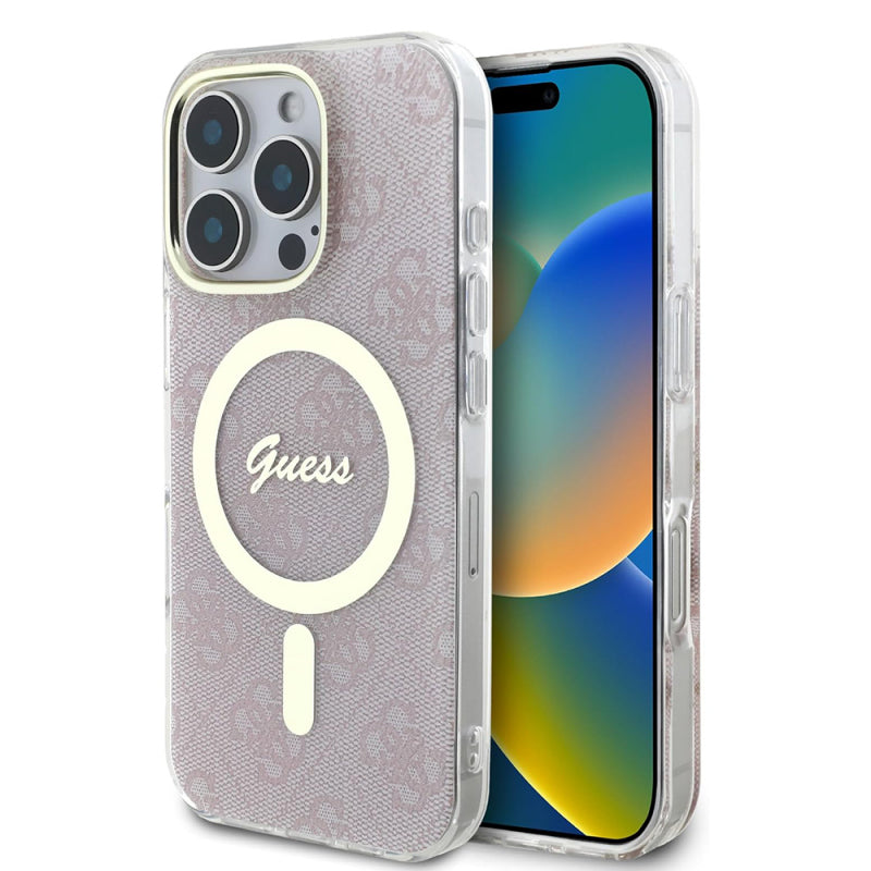 Husa MagSafe pentru Apple iPhone 16 Pro Max, Guess, IML 4G