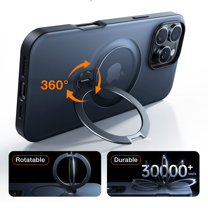 Husa MagSafe pentru Apple iPhone 16 Pro Max, Torras, Ostand Spin