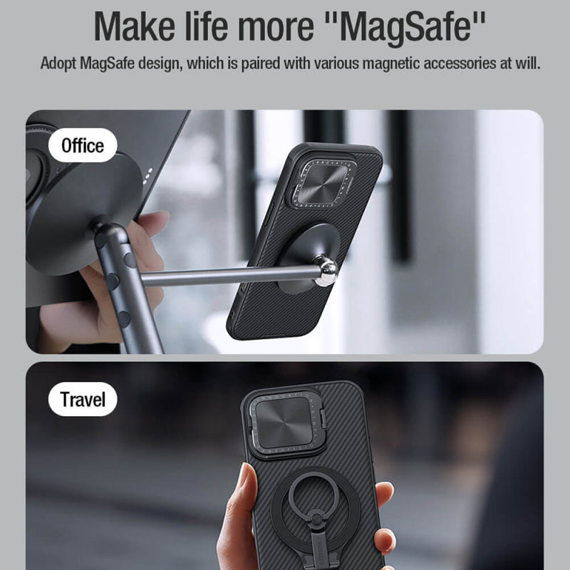 MagSafe tok Apple iPhone 16 Pro készülékhez, Nillkin, CamShield Prop