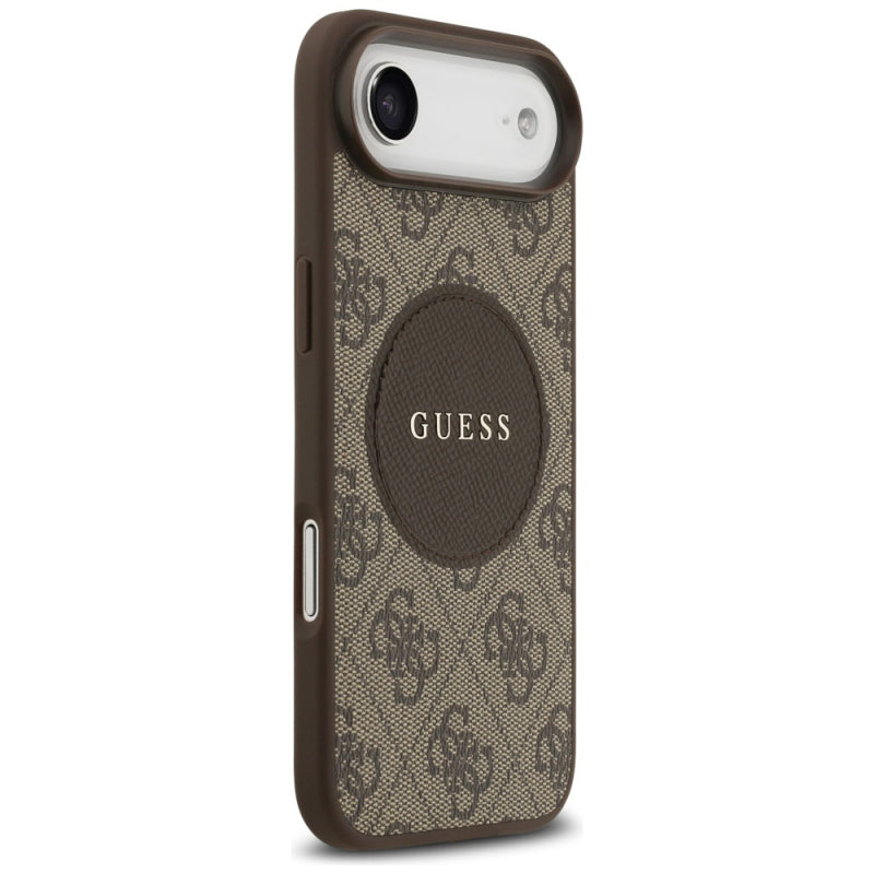 Husa MagSafe pentru Apple iPhone 17 Air, Guess, 4G Circle Classic Log