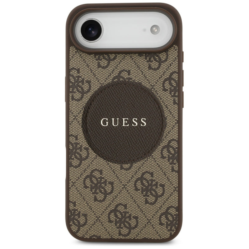 Husa MagSafe pentru Apple iPhone 17 Air, Guess, 4G Circle Classic Log