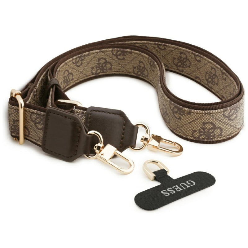 Husa MagSafe pentru Apple iPhone 17 Air, Guess, 4G Strass Logo with Big Strap