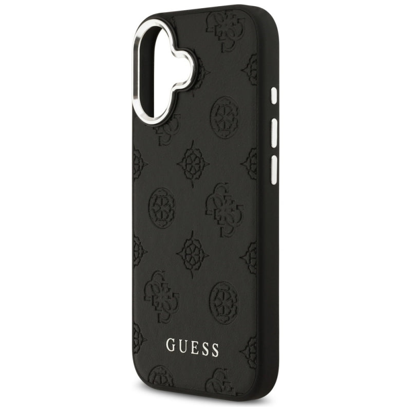 Husa MagSafe pentru Apple iPhone 17, Guess, Peony Hot Stamp Script
