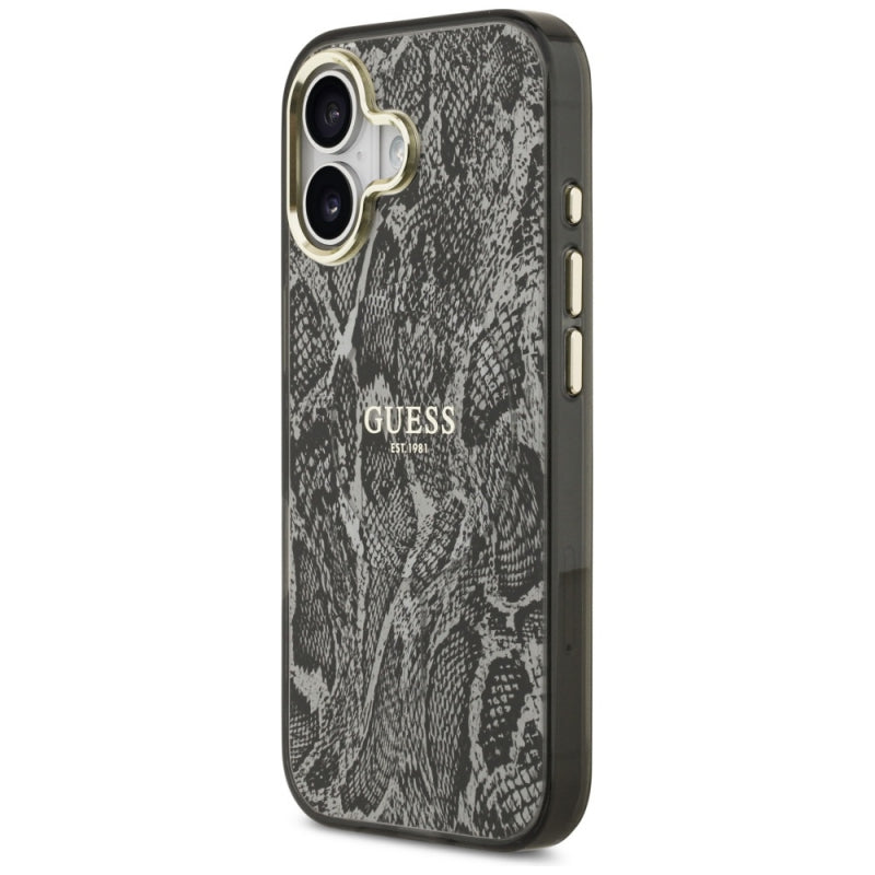 Husa MagSafe pentru Apple iPhone 17, Guess, Python Pattern