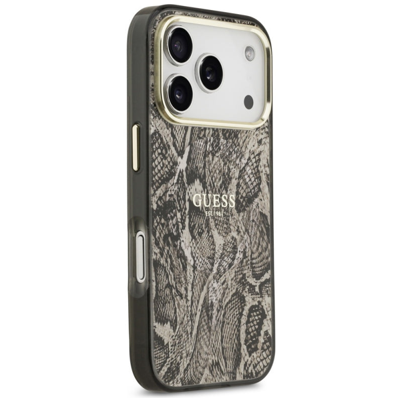 Husa MagSafe pentru Apple iPhone 17 Pro Max, Guess, Python Pattern