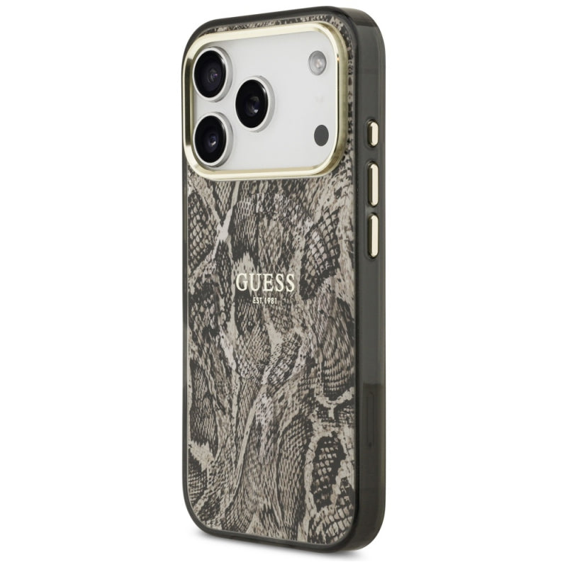 Husa MagSafe pentru Apple iPhone 17 Pro Max, Guess, Python Pattern