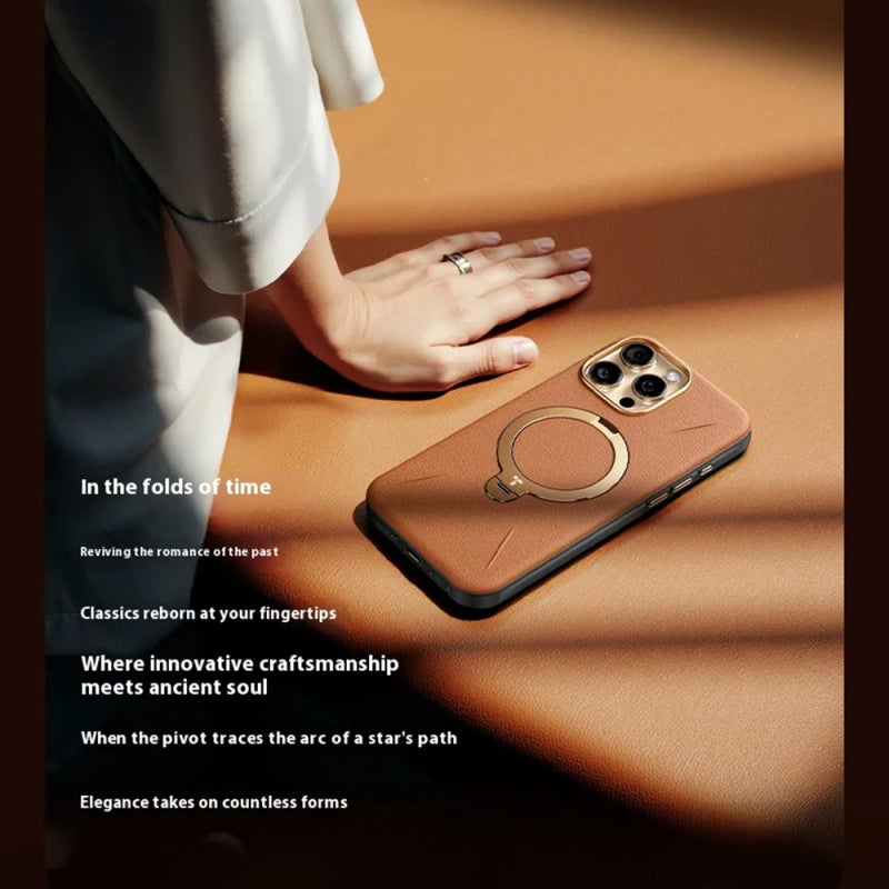 Husa MagSafe pentru Apple iPhone 17 Pro, Torras, QPRO Leathe