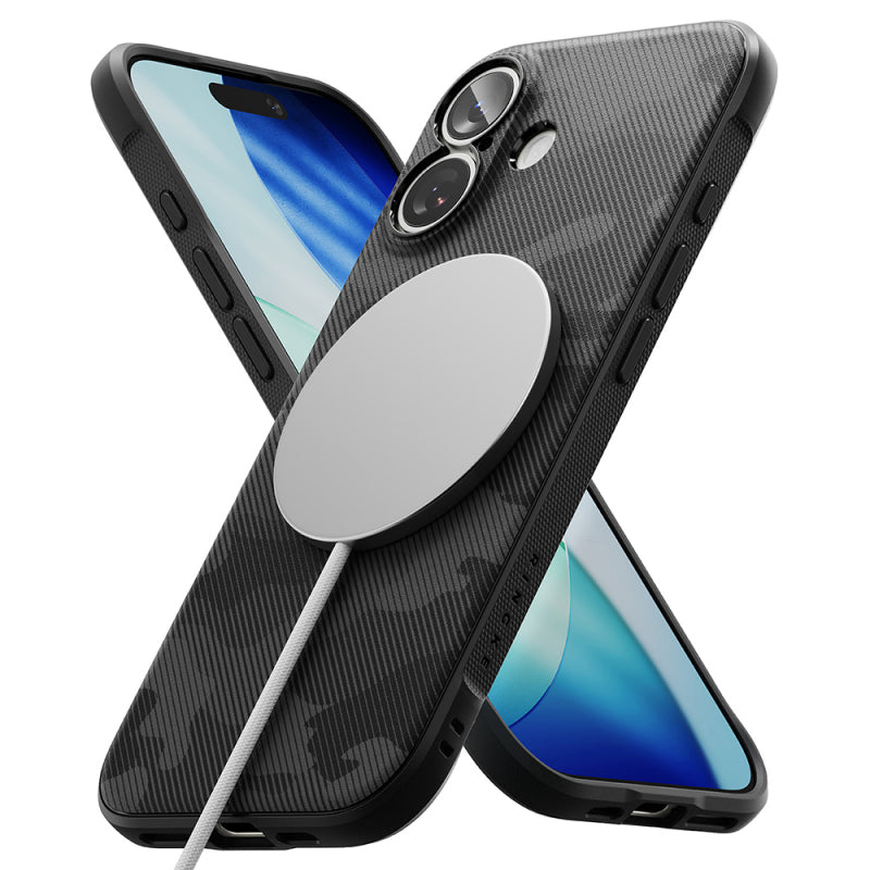 Husa MagSafe pentru Apple iPhone 17, Ringke, Onyx