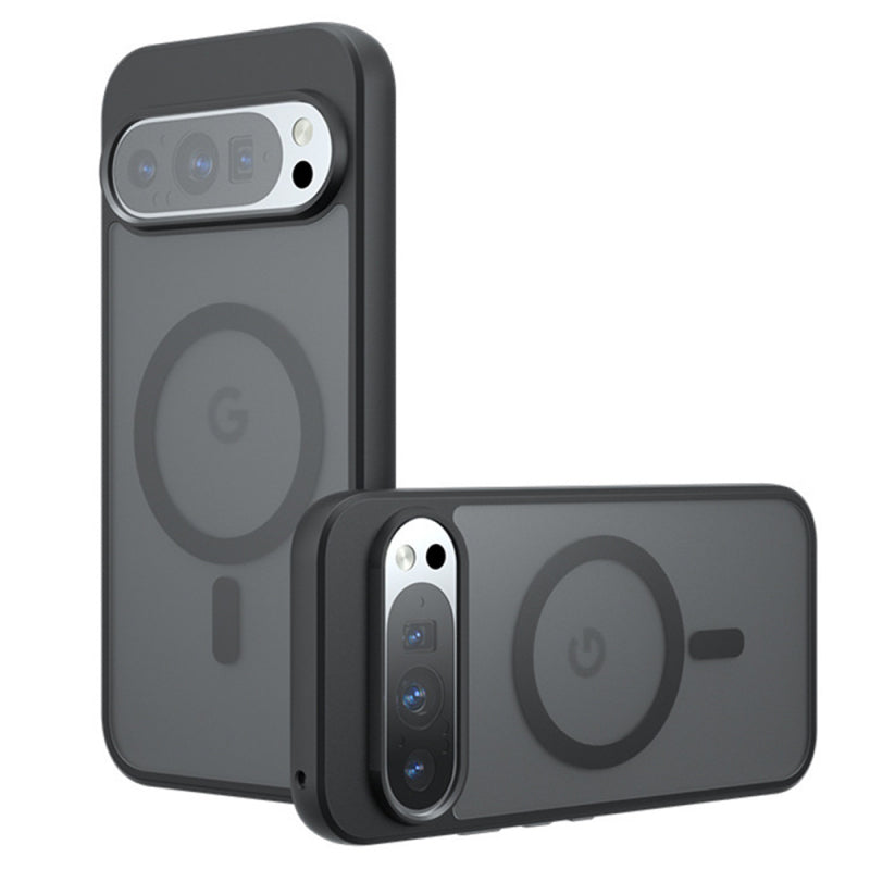 Husa MagSafe pentru Google Pixel 9 / 9 Pro, Techsuit, PureFrost - Neagra - NotebookGsm