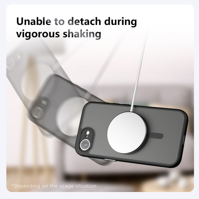 Husa MagSafe pentru Honor 400, Techsuit, PureFrost - Neagra - NotebookGsm