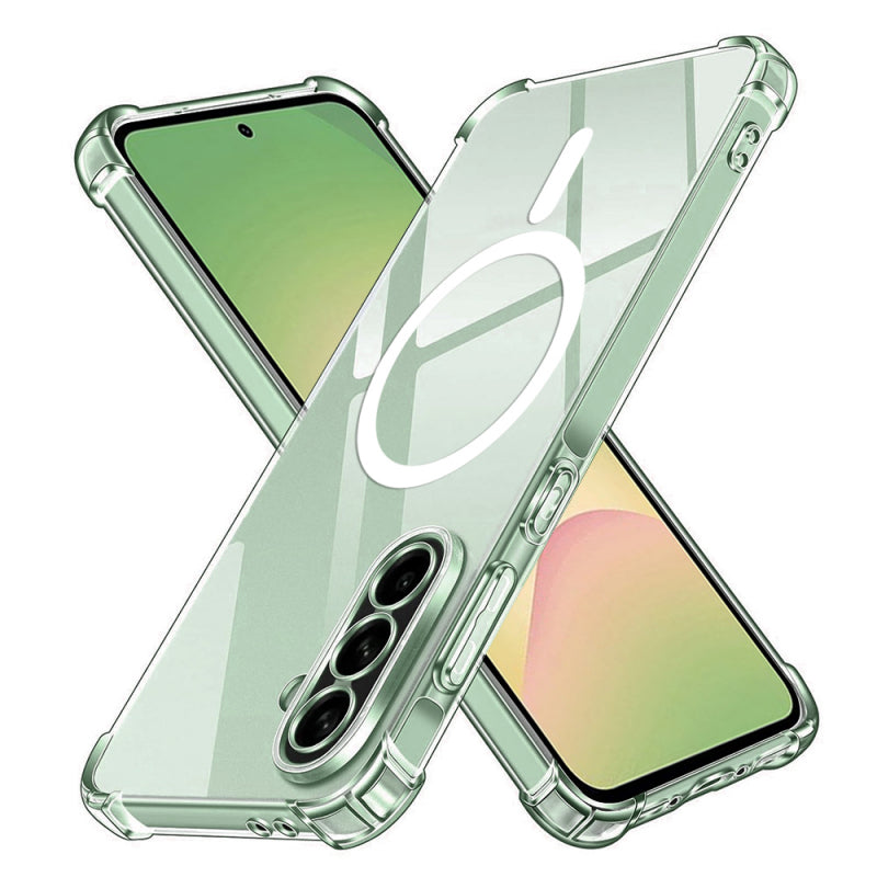 Husa MagSafe pentru Samsung Galaxy A56 A566, Techsuit, Shockproof - Transparenta - NotebookGsm