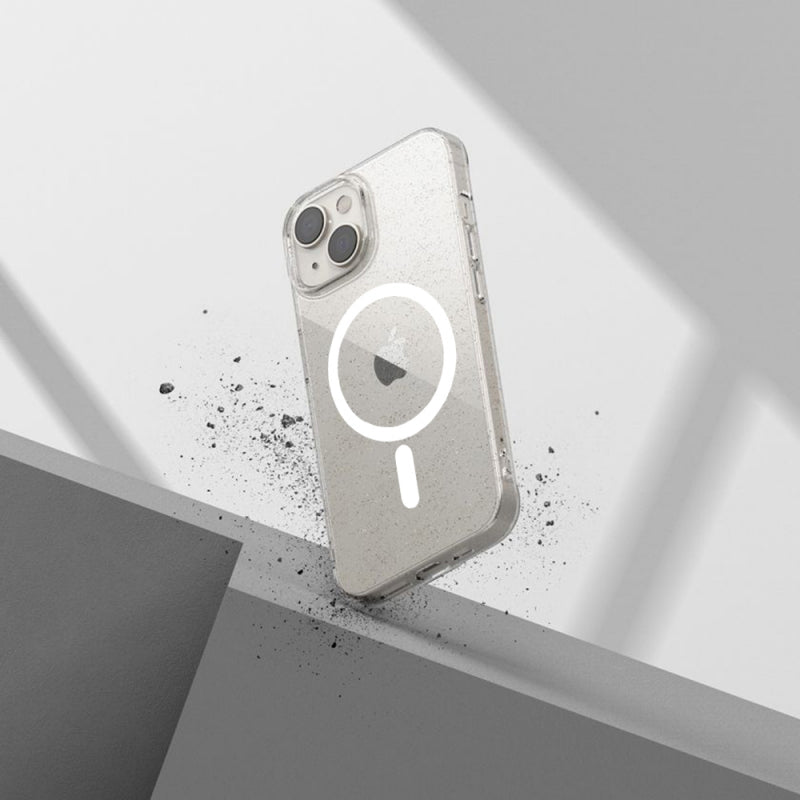 Husa MagSafe pentru Samsung Galaxy S22 5G S901, Techsuit, SparkleSki - Transparenta - NotebookGsm