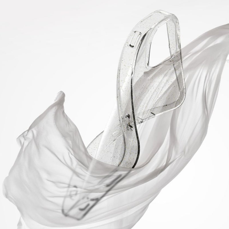 Husa MagSafe pentru Samsung Galaxy S22 5G S901, Techsuit, SparkleSki - Transparenta - NotebookGsm