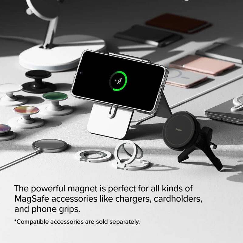 Husa MagSafe pentru Samsung Galaxy S24 FE S721, Ringke, Fusio