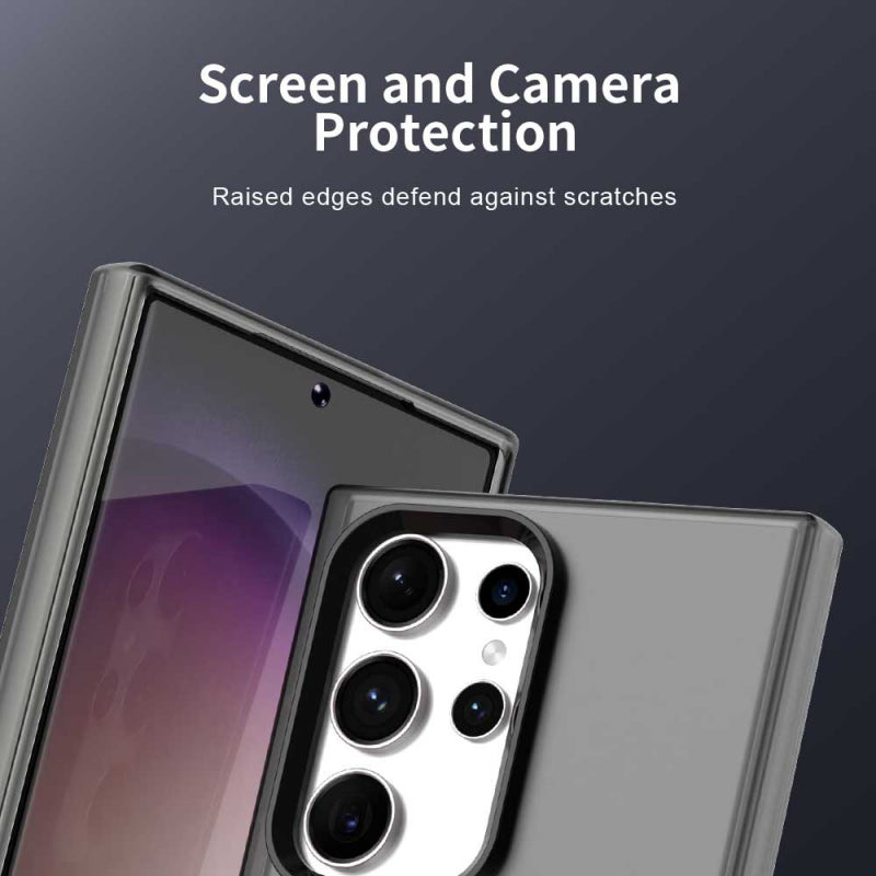 Husa MagSafe pentru Samsung Galaxy S24 Ultra S928, Techsuit, CandyCas - Neagra - NotebookGsm