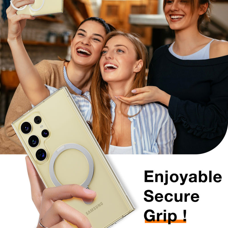 Husa MagSafe pentru Samsung Galaxy S24 Ultra S928, Torras, Ostand