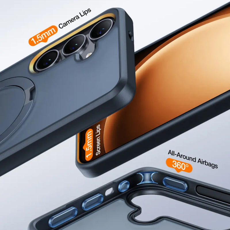 Husa MagSafe pentru Samsung Galaxy S25 S931, Torras, Ostand