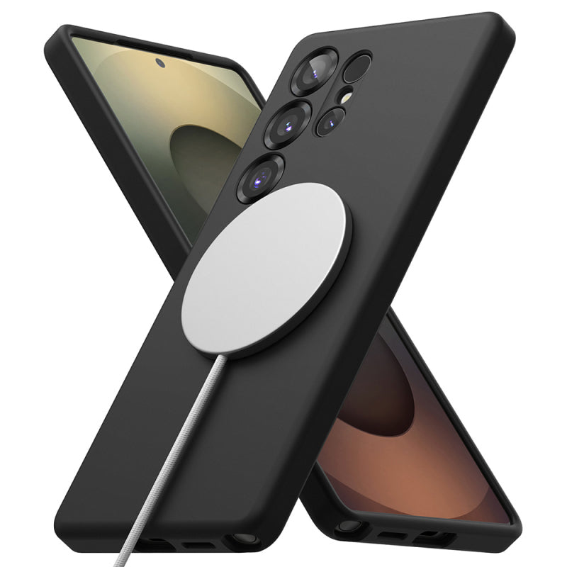 Husa MagSafe pentru Samsung Galaxy S25 Ultra S938, Ringke, Silicon