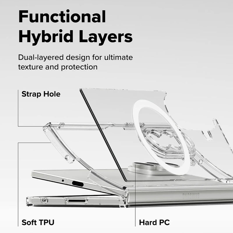 Husa MagSafe pentru Samsung Galaxy Z Fold7 F966, Ringke, Fusio