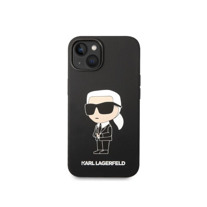 Husa pentru Apple iPhone 14 Plus, Karl Lagerfeld, Silicone Ikonik Karl