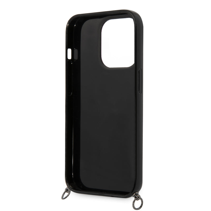Husa pentru Apple iPhone 14 Pro, Karl Lagerfeld, Color Stripes with Strap