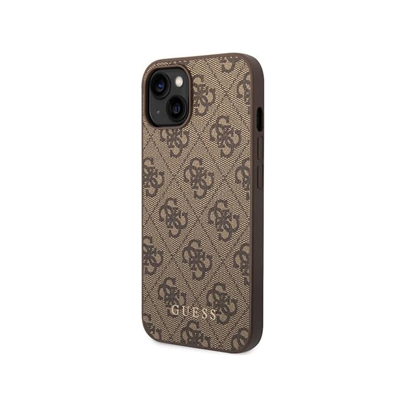 Husa pentru Apple iPhone 15 Plus, Guess, 4G Metal Gold Log