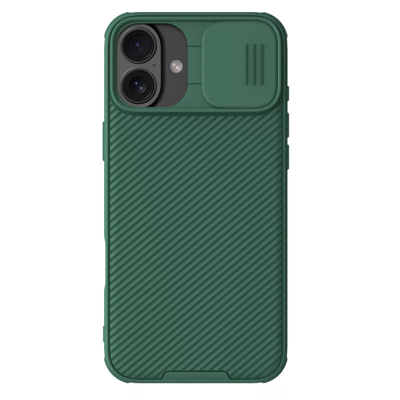 Husa pentru Apple iPhone 16 Plus, Nillkin, CamShield Pro - Verde - NotebookGsm