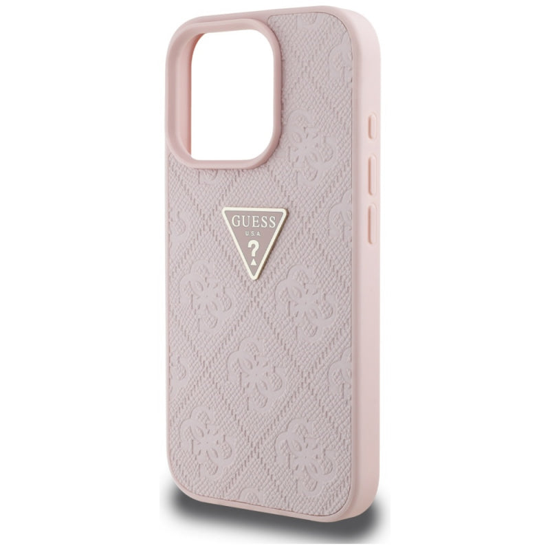 Husa pentru Apple iPhone 16 Pro Max, Guess, Hot Stamp 4G Pattern Triangle Log