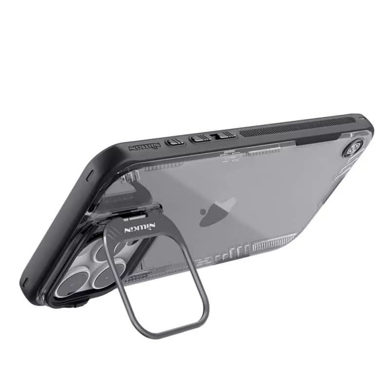 Husa pentru Apple iPhone 16 Pro Max, Nillkin, Iceblade Prop (with Camera Cutout) - Neagra - NotebookGsm