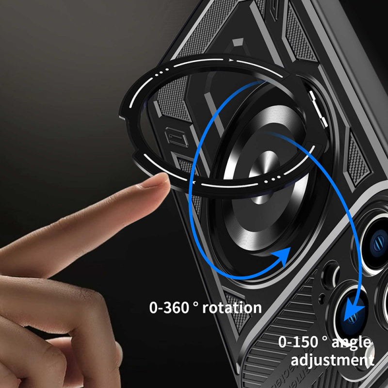 Husa pentru Apple iPhone 16 Pro Max, Techsuit, RuggedCam - Neagra - NotebookGsm