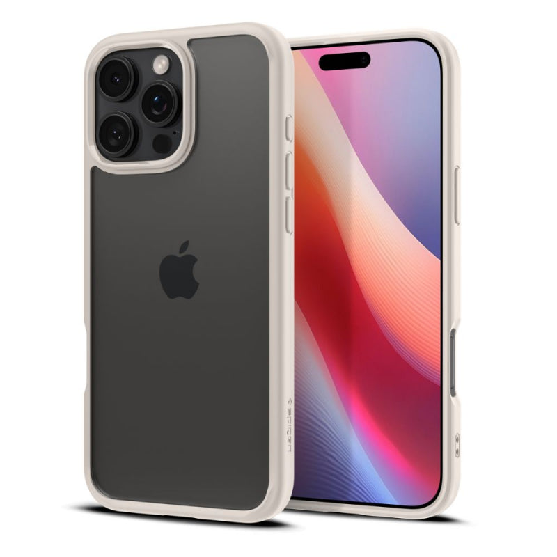 Husa pentru Apple iPhone 16 Pro, Spigen, Ultra Hybrid - Bej - NotebookGsm