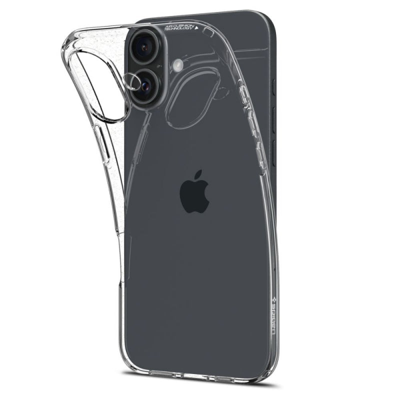 Husa pentru Apple iPhone 16, Spigen, Liquid Crystal, Transparenta ACS08190 - Transparenta - NotebookGsm