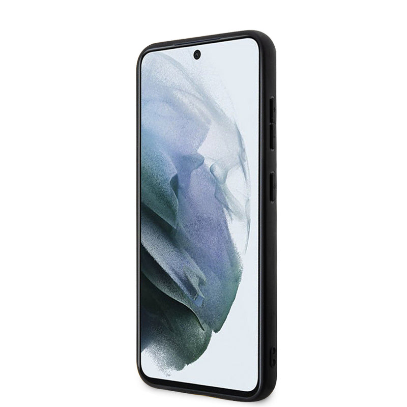 Husa pentru Samsung Galaxy S23 S911, Karl Lagerfeld, Saffiano Monogram Metal Logo - Neagra - NotebookGsm