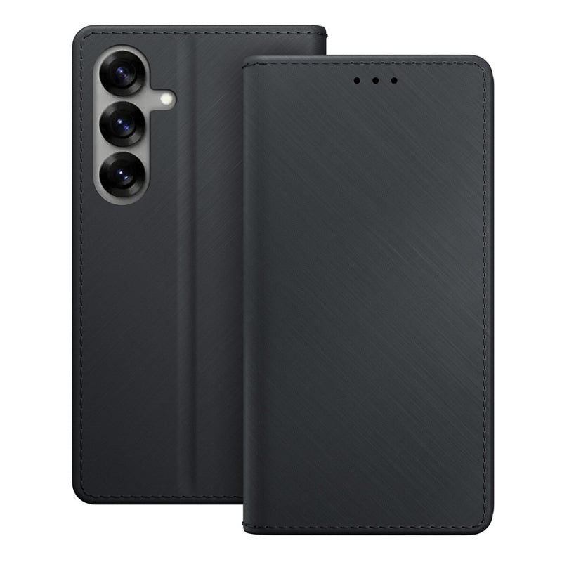 Husa pentru Samsung Galaxy S25 S931, 3MK, Wallet - Neagra - NotebookGsm