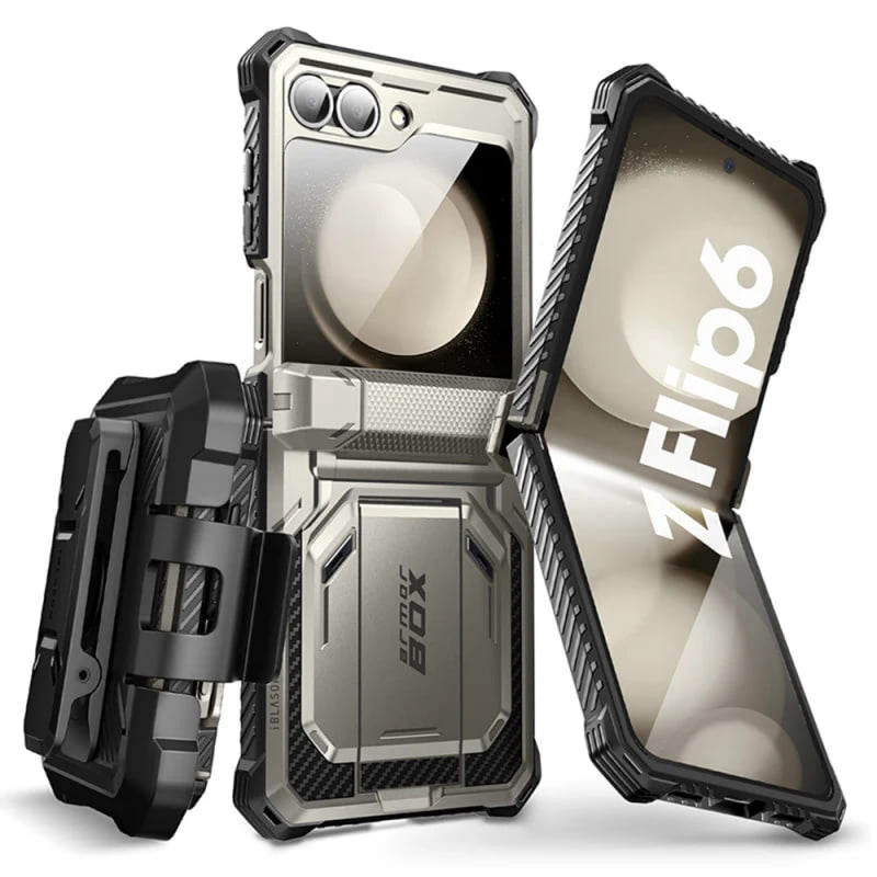 Husa pentru Samsung Galaxy Z Flip7 FE F761 / Z Flip6 F741, i-Blason, ArmorBox