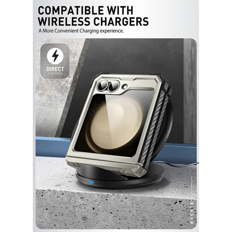 Husa pentru Samsung Galaxy Z Flip7 FE F761 / Z Flip6 F741, i-Blason, ArmorBox