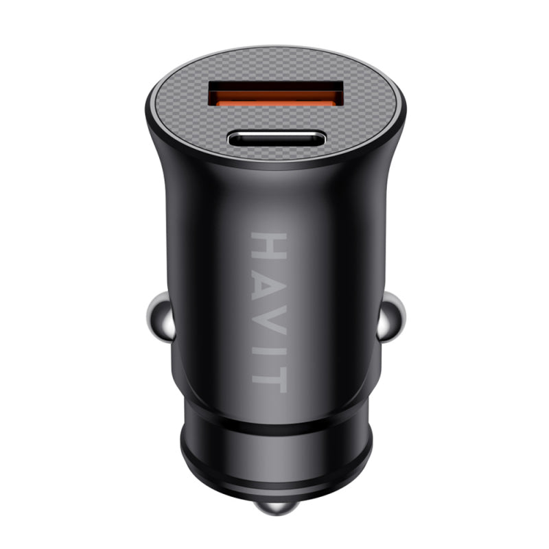 Incarcator Auto HAVIT CC2022, 20W, 3A, 1 x USB-A - 1 x USB-C