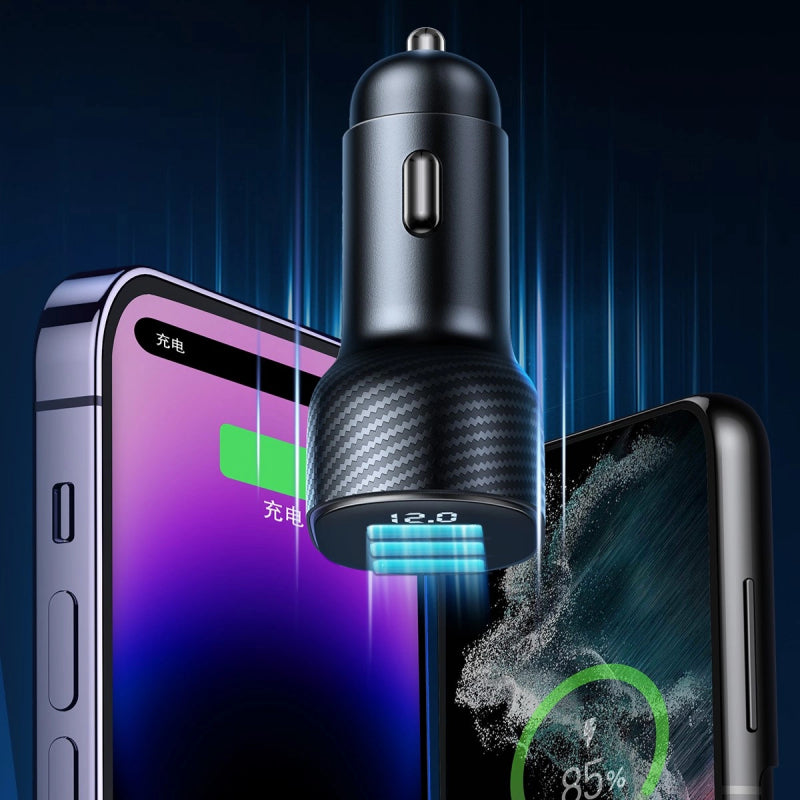 Incarcator Auto Joyroom JR-CCD04, 30W, 3A, 1 x USB-A - 2 x USB-C