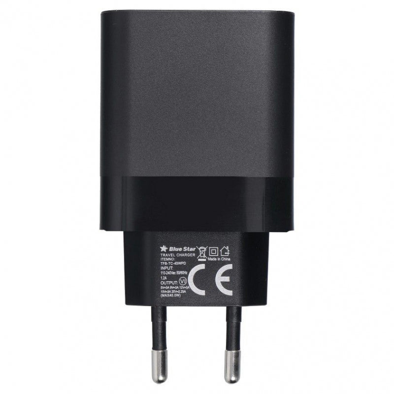 Blue Star hálózati töltő, 45W, 3A, 1 db USB-C