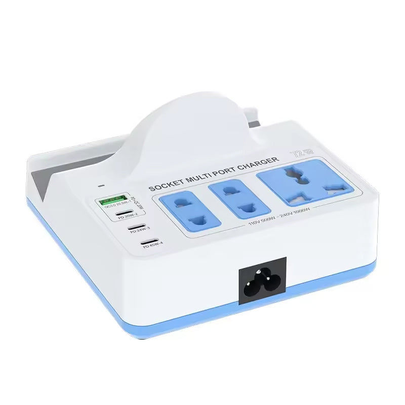 Incarcator Statie Relife RL-309H QI, 72W, 1 x USB-A - 3 x USB-C