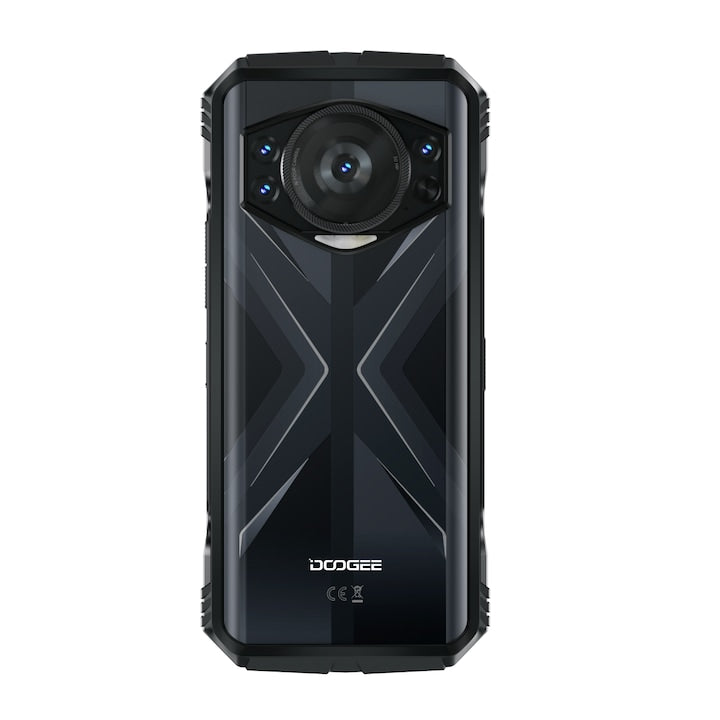 Doogee S200 mobiltelefon, 5G, dupla kijelző (6,72"+1,32") 2.4K AMOLED, 12 GB RAM (12 GB + 20 GB bővíthető), 256 GB ROM, 100 MP, Android 14, Dimensity 7050, 10100mAh, dupla SIM
