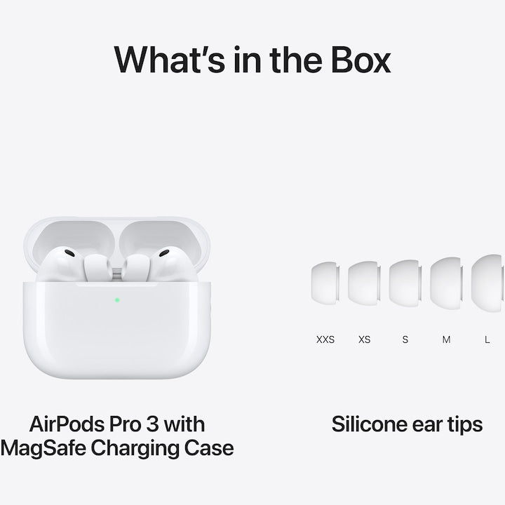 Casti Apple Airpods Pro (3rd Generation), True Wireless, Bluetooth, In-Ear, Microfon, Noise Cancelling, White