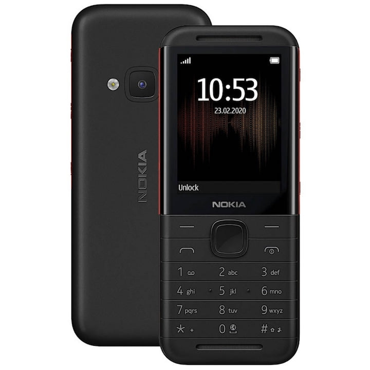 Nokia 5310 (2020), Dual SIM, fekete/piros