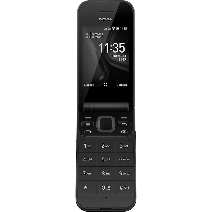 Nokia 2720 Flip mobiltelefon, dupla SIM, 2G