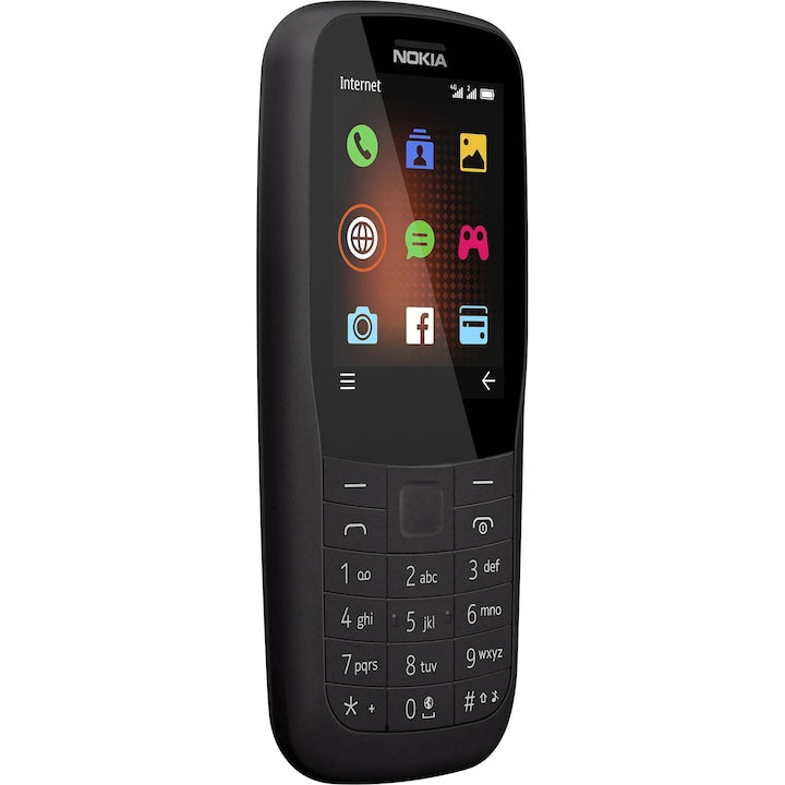 Nokia 220, Dual SIM, Black