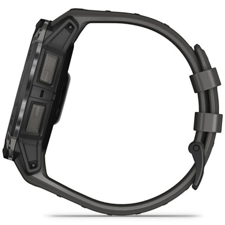Ceas multisport / smartwatch Garmin Instinct 3, 45mm, AMOLED, Negru, curea Neagra