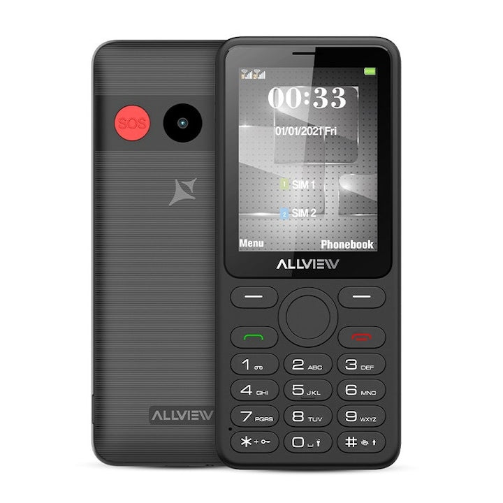 Allview M30 Luna, Dual SIM, 32 MB, 2G, Dark Grey